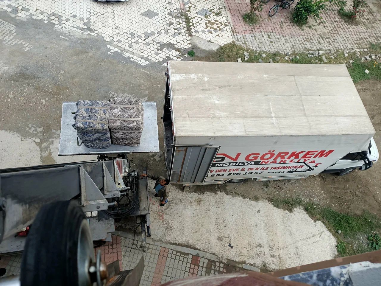 Bafra Görkem Nakliyat saha çalışması